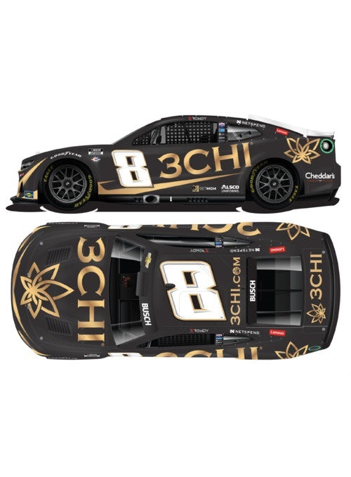 2023 Kyle Busch 3CHI 1:24 Diecast - Duel Sided View