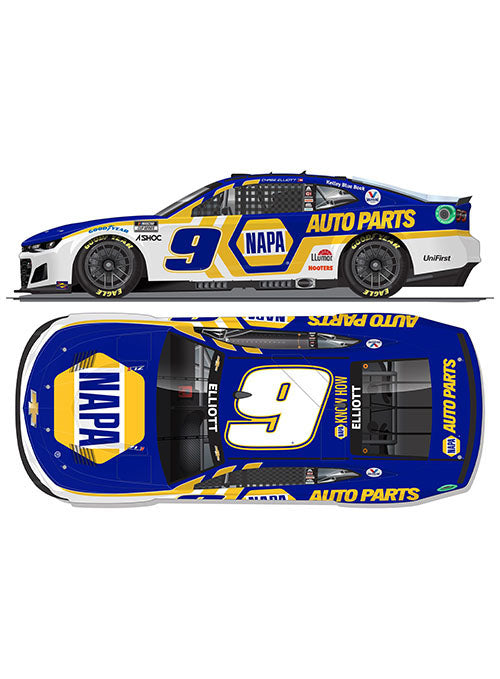 2022 Chase Elliott NAPA 1:64 Diecast in Blue- Front View