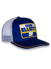 Chase Elliott Name & Number Hat in Blue and White - Right Side Angled View