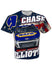 Chase Elliott Patriotic Sublimated T-Shirt in Mulitcolor- Front View