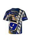 Youth Chase Elliott Sublimated T-Shirt in Blue- Back View