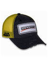 Ryan Blaney Vintage Patch Hat in Yellow and Dark Grey - Right Front Angled View