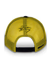 Ryan Blaney Vintage Patch Hat in Yellow and Dark Grey - Back View
