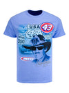 Richard Petty T-Shirt in Carolina Blue - Front View