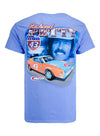 Richard Petty T-Shirt in Carolina Blue - Back View