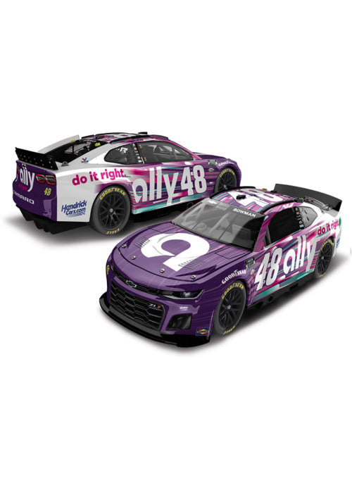 2023 Alex Bowman Ally 1:24 Diecast - Duel Sided View