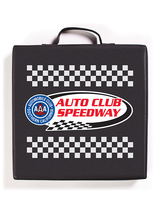 Auto Club Speedway Checkered Seat Cushion