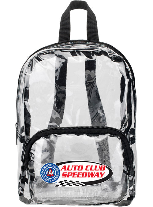 Auto Club Speedway MINI Clear Backpack