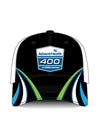 2022 Advent Health 400 at Kansas Hat in Black and White - Front View