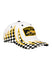 Hollywood Casino 400 Checkered Hat in White - Right Side View