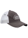 Ladies Kansas Distressed Hat in Grey - Right Side View