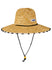 Kansas Raceway Straw Hat in Tan- Front View