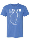 Kansas Speedway Blueprint Triblend T-Shirt