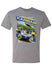 Kansas Speedway Cornfield Triblend T-Shirt in Grey- Front View