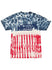 Products Kansas Patriotic Tie Dye T-Shirt in Red, White and Blue - Front View
