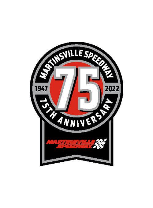 Products Martinsville 75th Anniversary Hatpin in Black- Front View