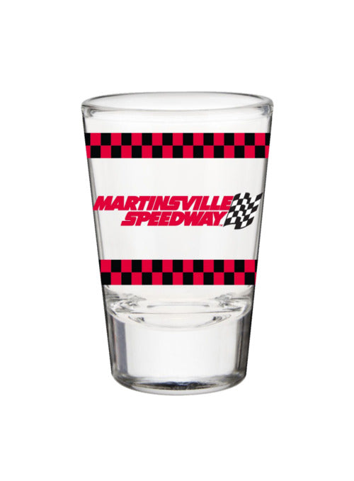 Martinsville Speedway Acrylic Shot Glass - Front View
