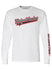 Martinsville Long Sleeve T-Shirt In White - Front View