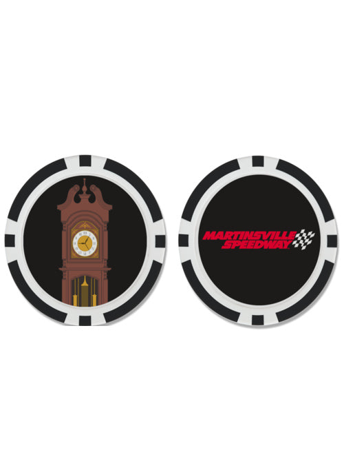 Martinsville Speedway Poker Chip - Duel Sided View