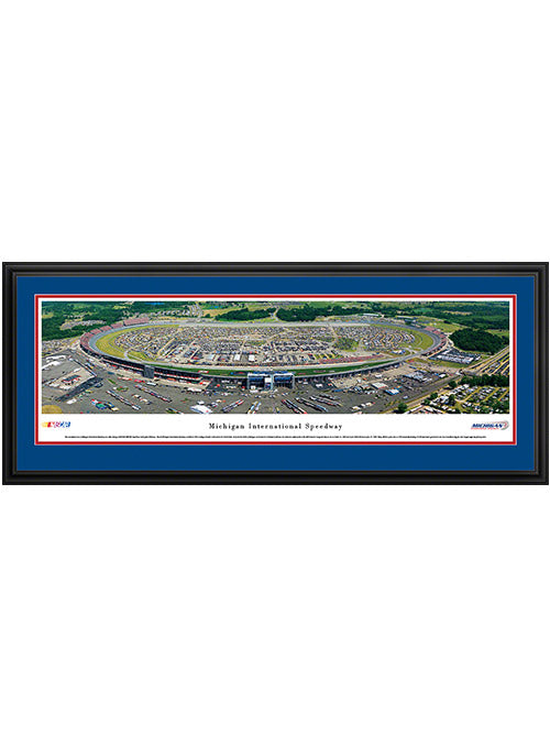 Michigan International Speedway Deluxe Frame Panoramic Photo