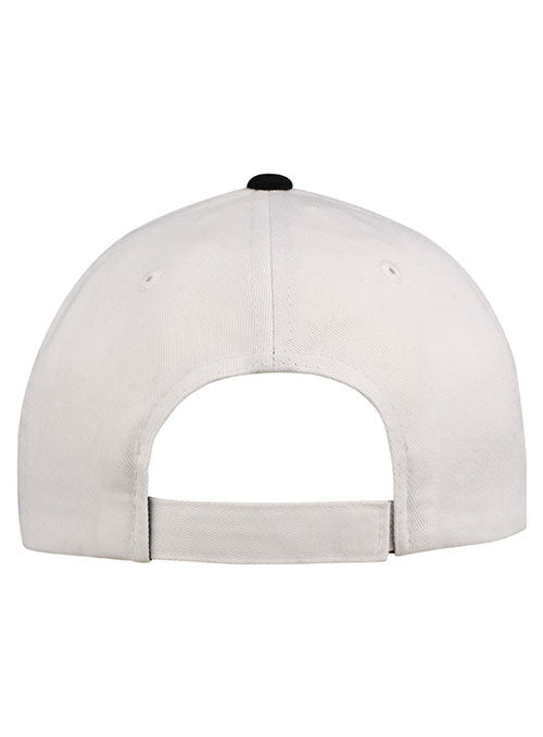 Michigan Americana Flames Hat in White - Back View