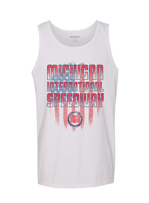 Michigan Tank Top in White - Front View