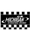 Michigan 3' x 5' Checkered Flag
