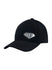NASCAR 75th Anniversary Chrome Hat in Black - Left Side View