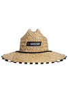 NASCAR Straw Hat in Tan - Front View