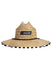 NASCAR Straw Hat in Tan - Front View