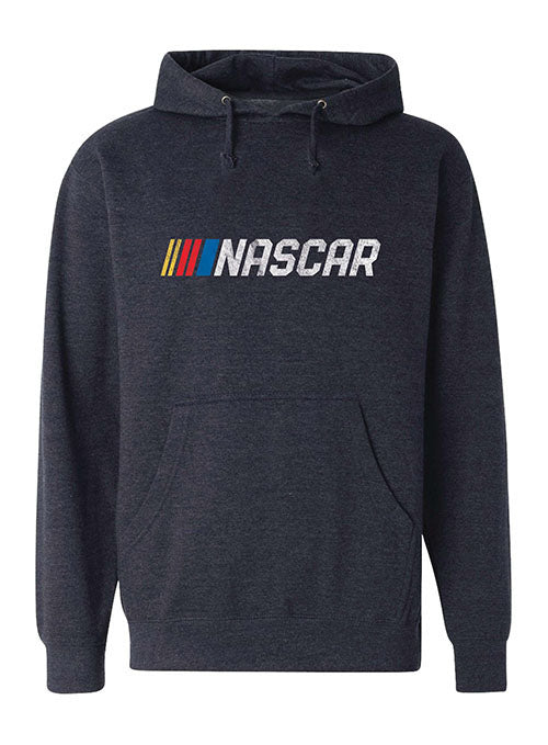 NASCAR Distressed Sweatshirt in Navy Heather - Front View