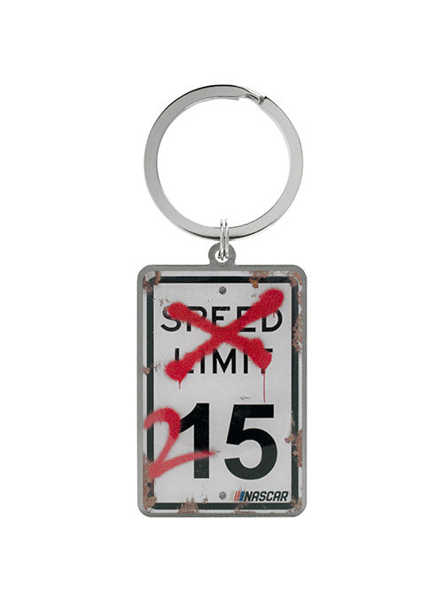 NASCAR Speed Limit Keychain