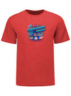 Richmond Raceway 2022 Triple Header T-shirt in Red- Front View