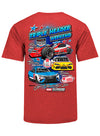 Richmond Raceway 2022 Triple Header T-shirt in Red- Back View
