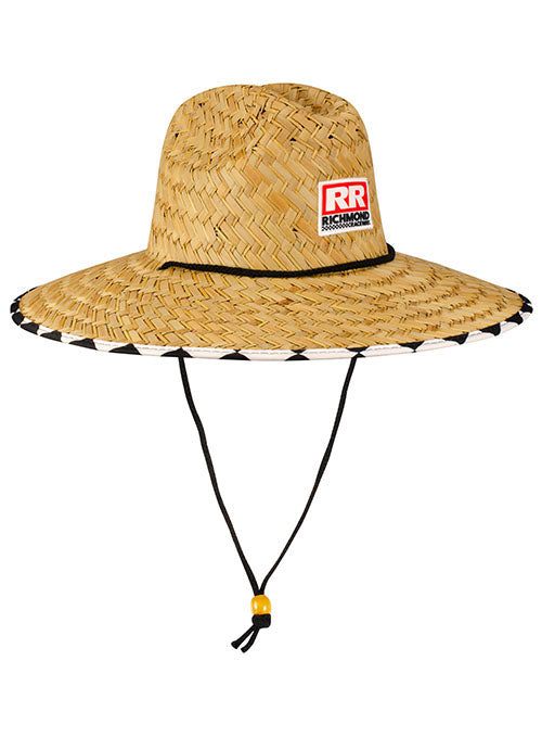 Products Richmond Raceway Straw Hat in Tan- Front View