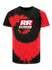 Richmond Raceway Tie-Dye T-shirt in Red- Front View
