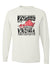 Richmond State Outline Long Sleeve T-shirt in White- Front View
