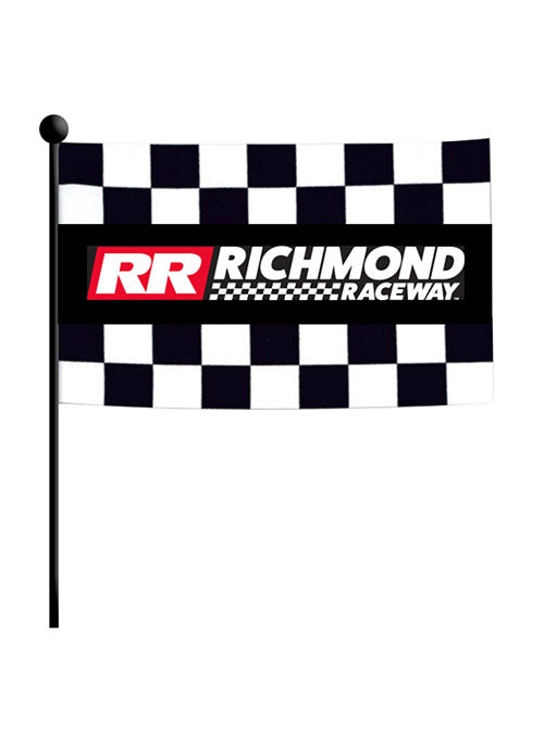 Richmond Checkered Stick Flag
