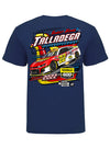 2022 YellaWood 500 Event T-Shirt in Metro Blue - Back View