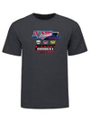 2022 Talladega Triple Header T-Shirt in Dark Heather - Front View
