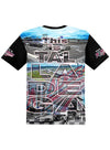 Talladega Sublimated T-Shirt in Multicolor- Back View