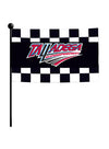 Talladega Superspeedway Checkered Stick Flag