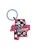 Talladega Alabama State Keychain in White- Front View