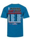 2022 Watkins Glen Past Champs T-Shirt in Antique Sapphire - Front View