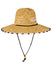 Watkins Glen International Speedway Straw Hat in Tan- Front View