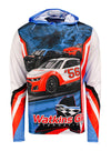 Watkins Glen Sublimated Hooded Long Sleeve T-Shirt - Front View