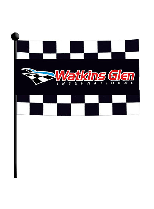 Lenkradbezug Kariert Flagge Print Schwarz und Weiß Racing NASCAR