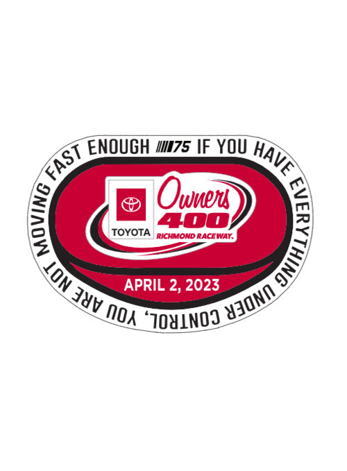 2023 Toyota Owners 400 Layered Hatpin - Front View